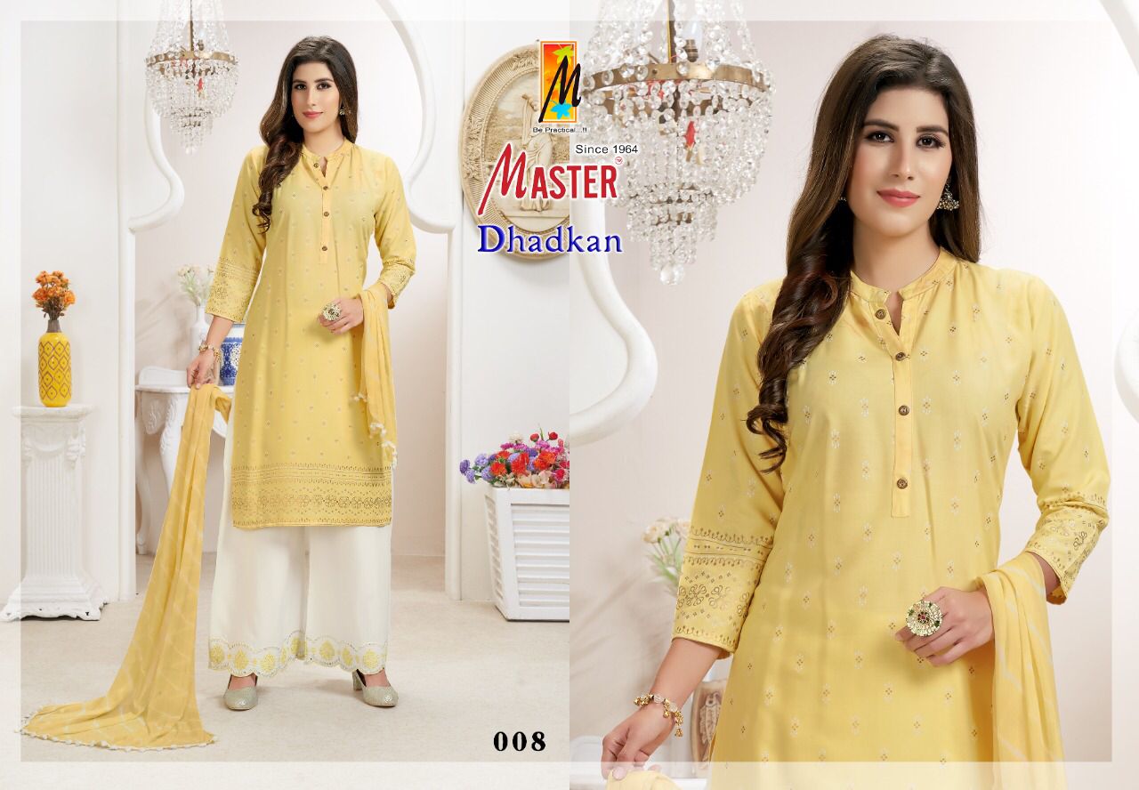 Master Dhadkan Regular Wear Wholesale Readymade Plazzo Suits
